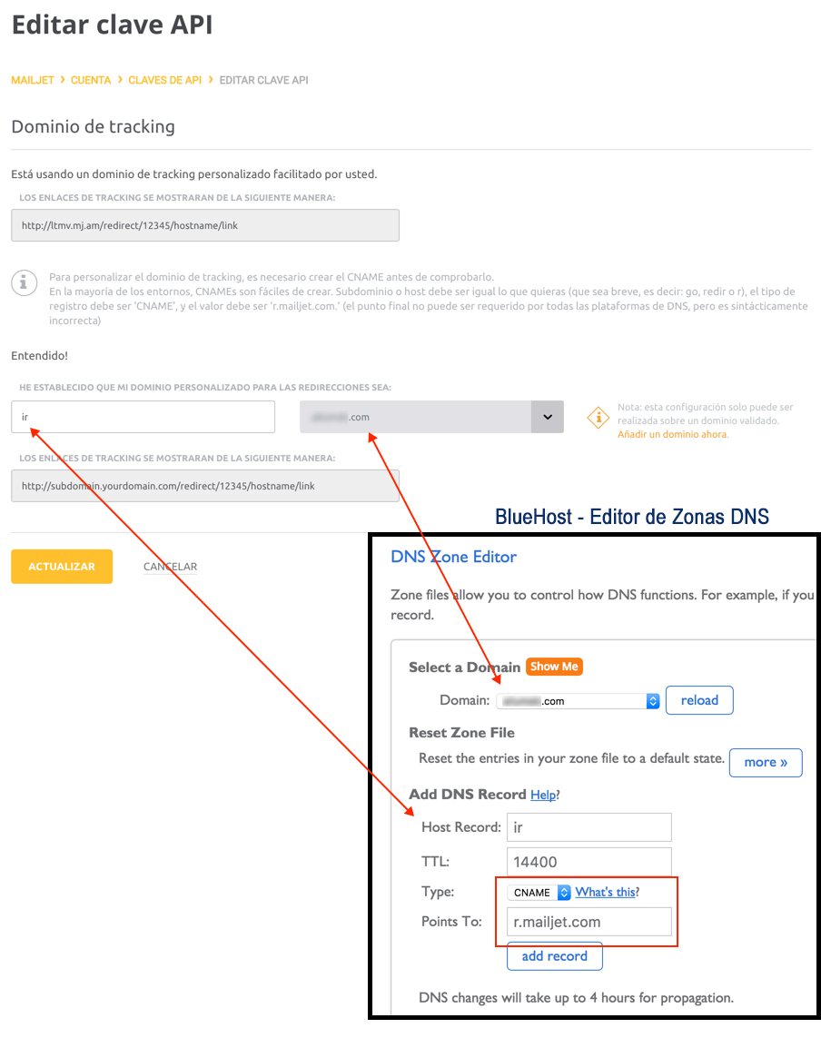 Customized Tracking Link