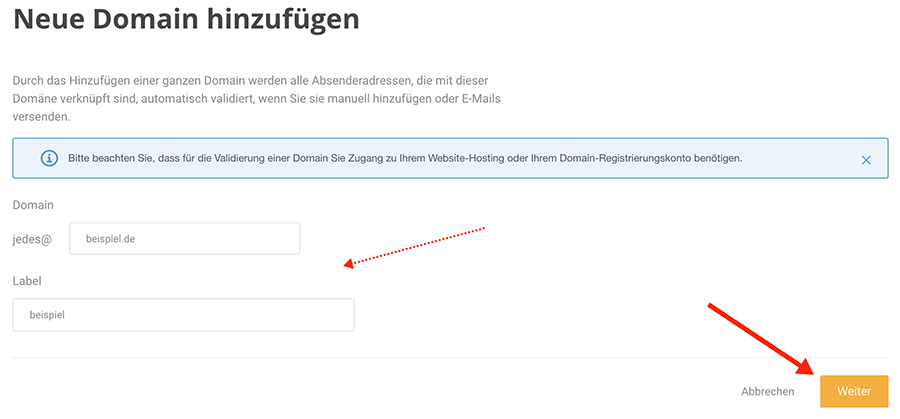 Sender Domain