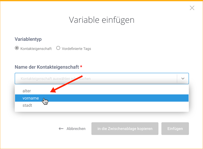 Personalisierung