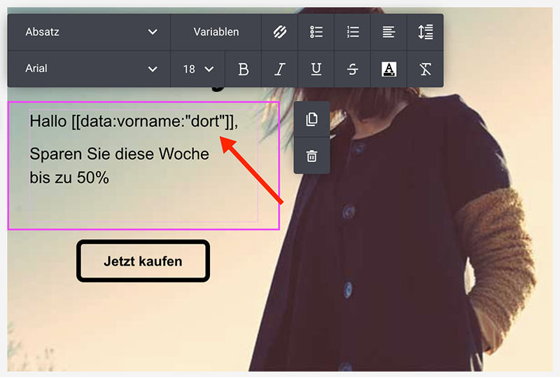 Personalisierung