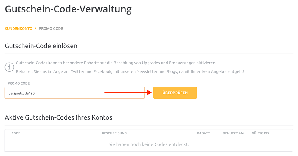 Promo Code