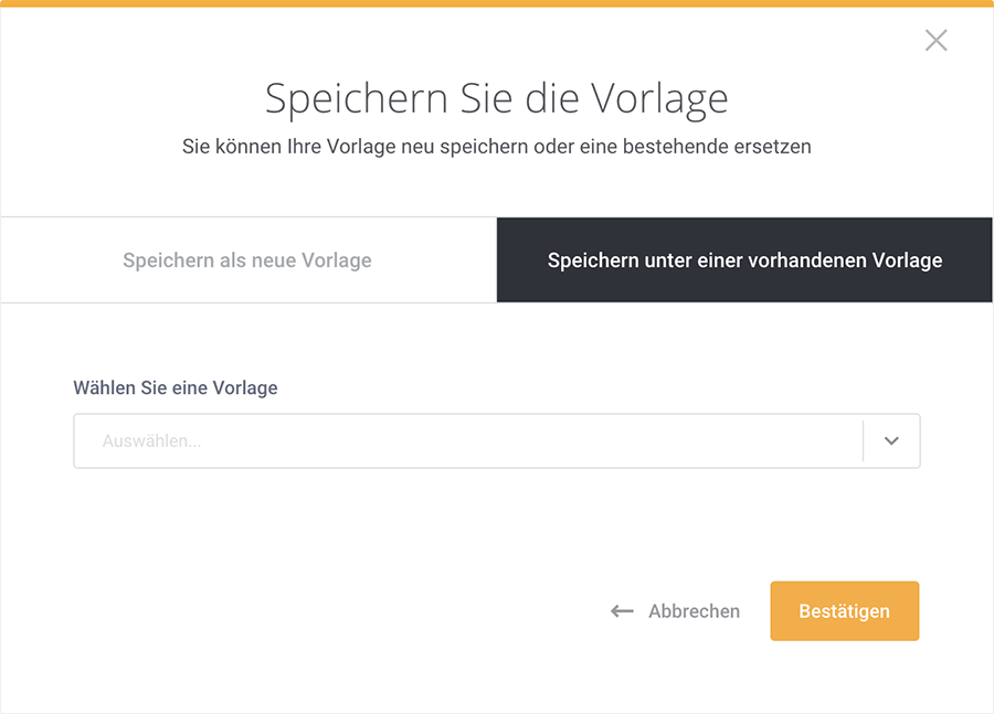 Kampagnen-Vorlage