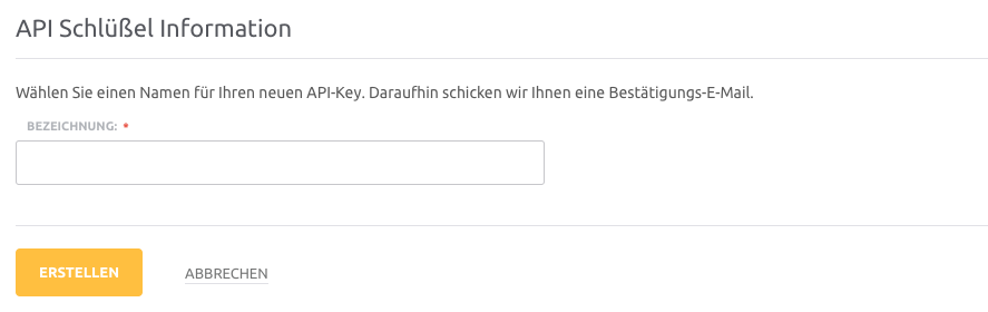 ein Unterkonto erstellen