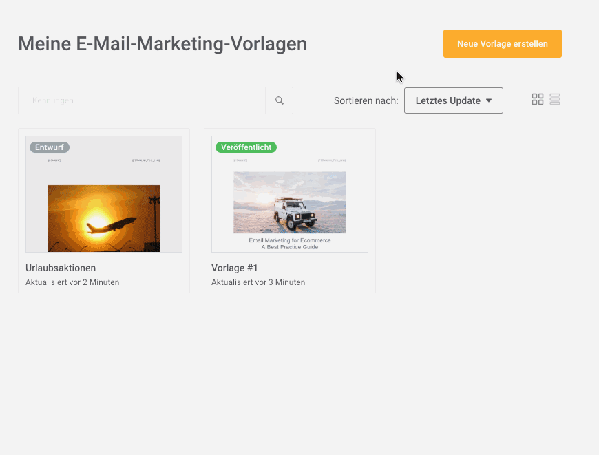 kopiert man eine Vorlage von einem API-Key