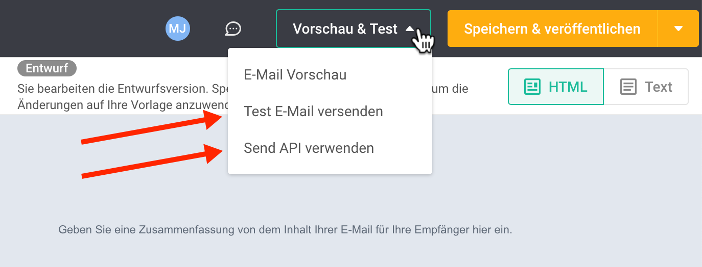 Transaktions-E-Mails