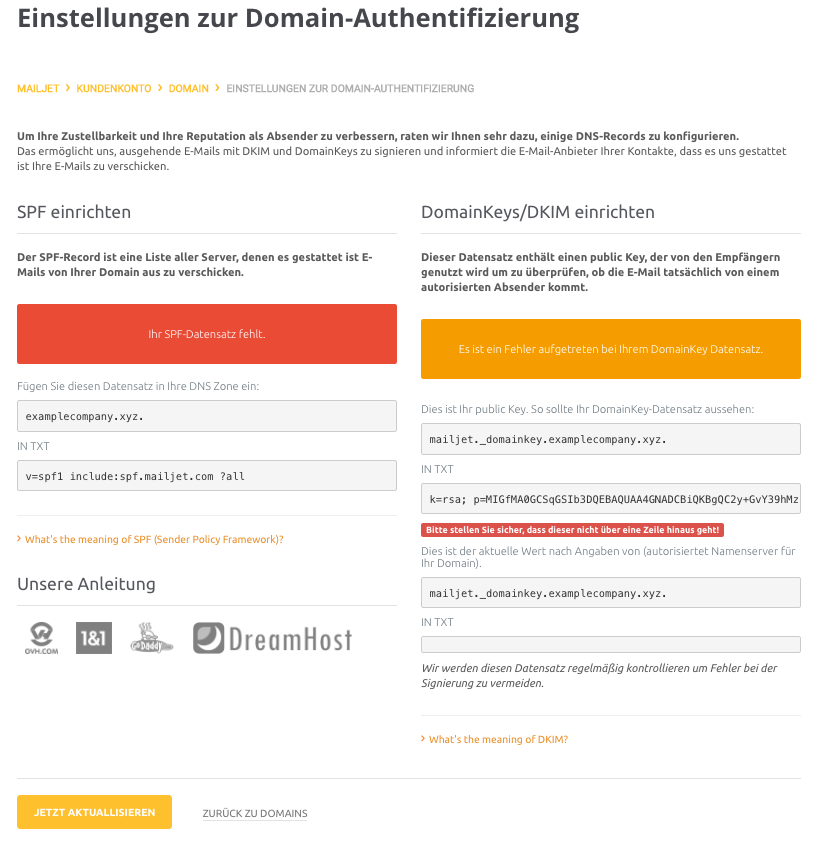 SPF & DKIM Authentication