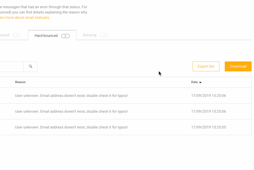 Responsive contact lists