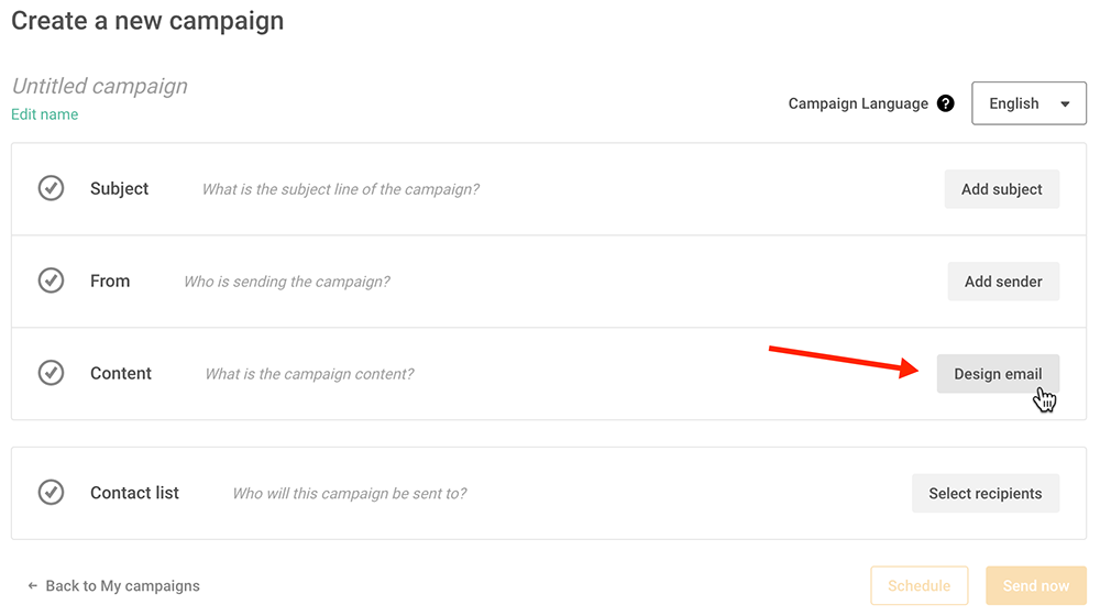 Create a newsletter