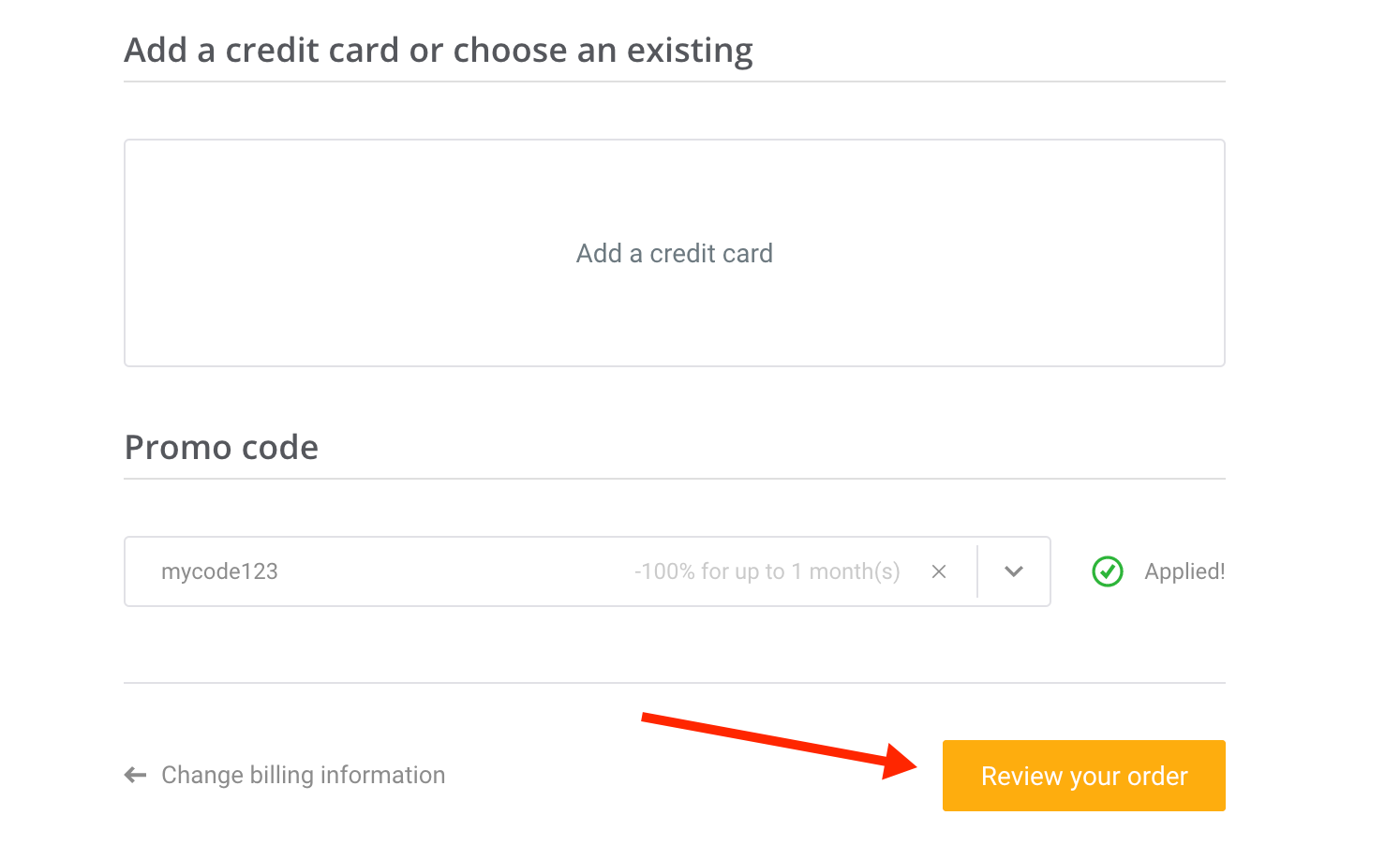 Promo Code