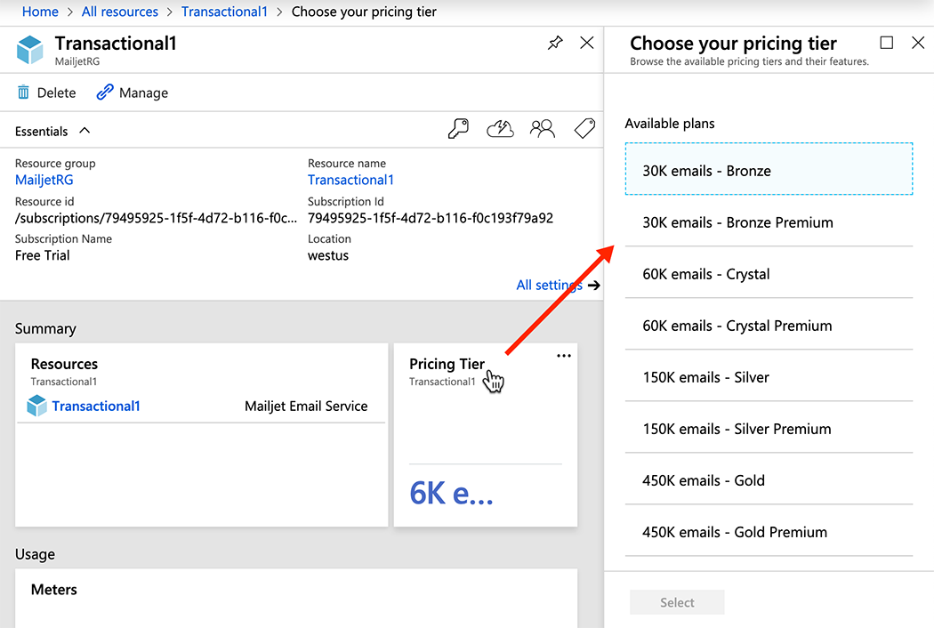 Send more emails than Azure Plan