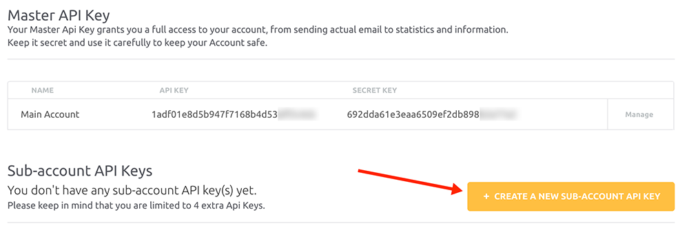 Sub accounts in Azure