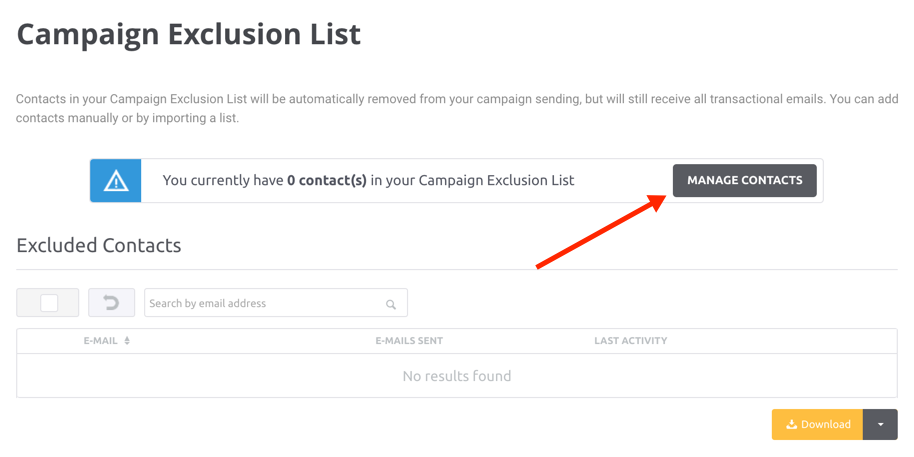 Campaign Exclusion List
