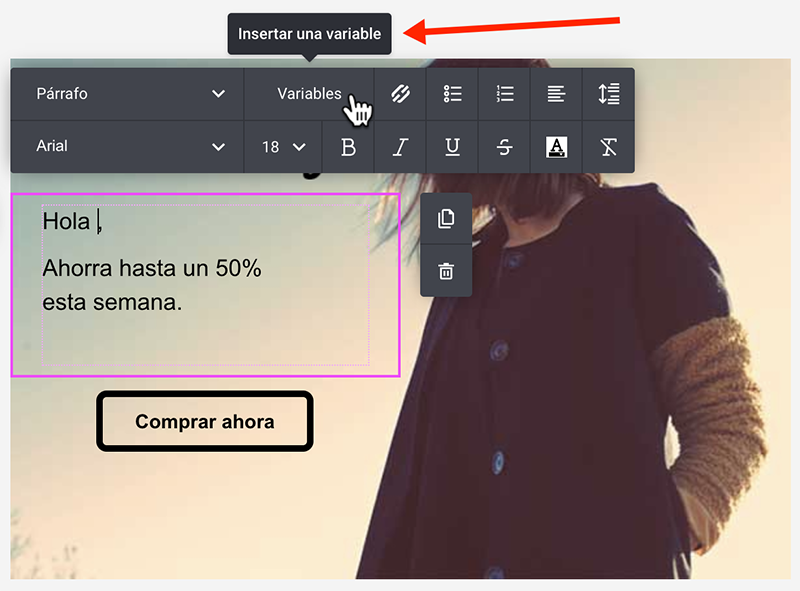 Personalizar