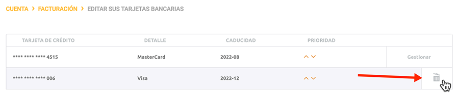 tarjeta de crédito