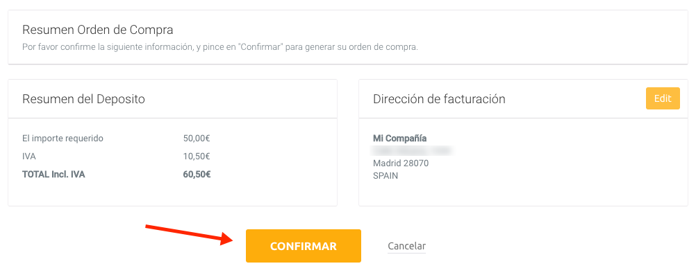PayPal o transferencia bancaria