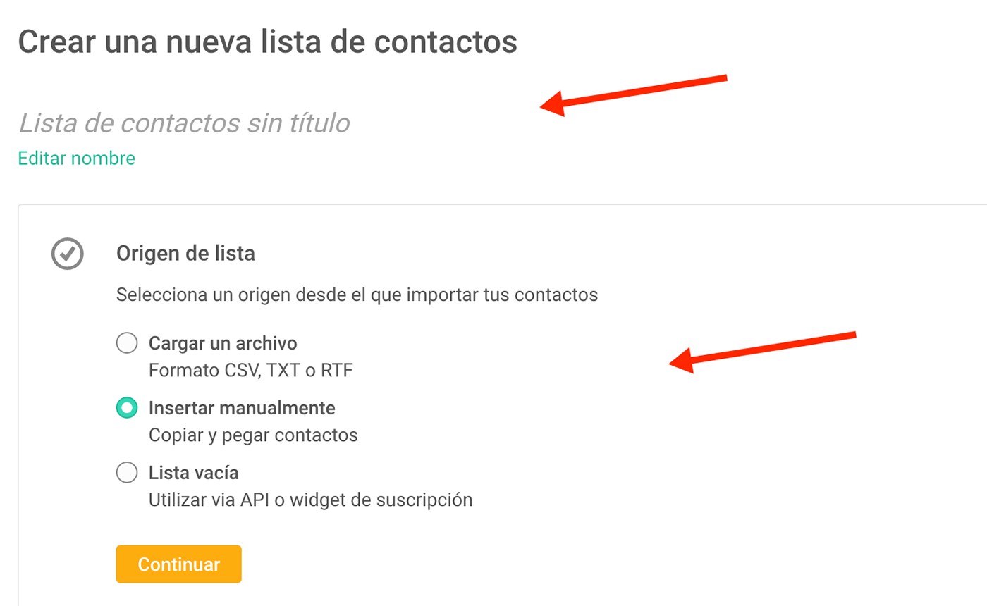 añadir contactos