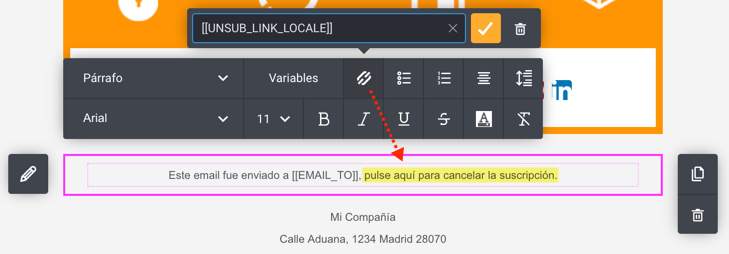 cancelación de suscripción