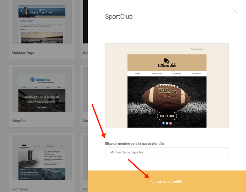 create a campaign template