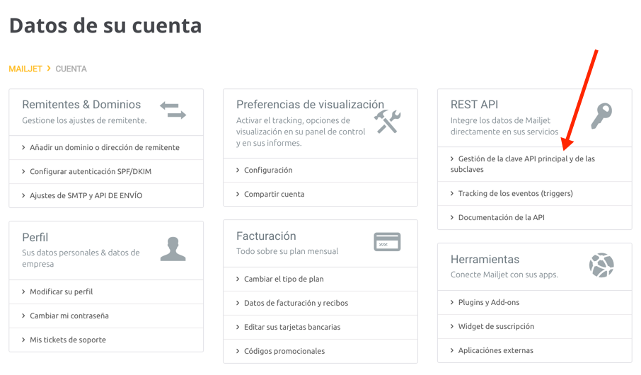 los enlaces de seguimiento de los emails