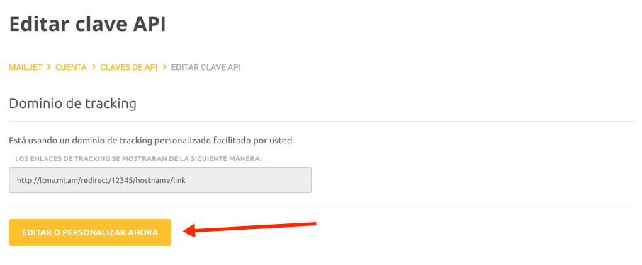 los enlaces de seguimiento de los emails