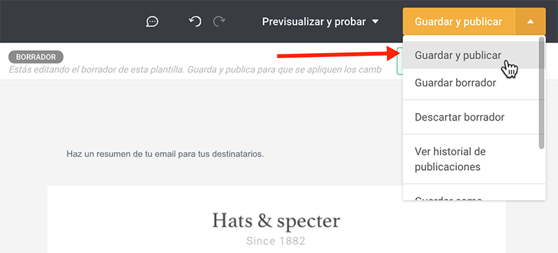 Emails Transaccionales