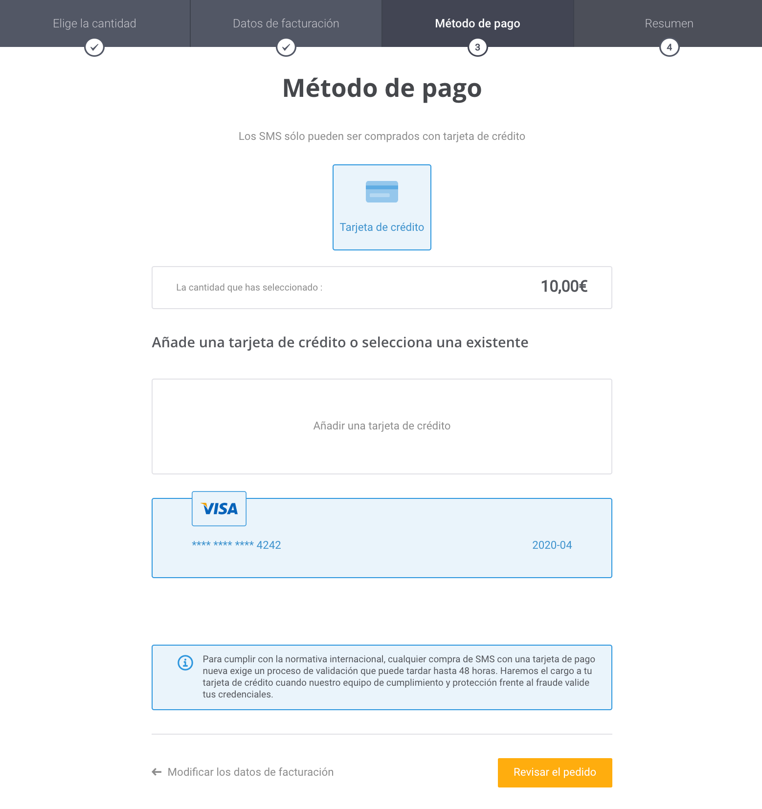 SMS Transaccionales