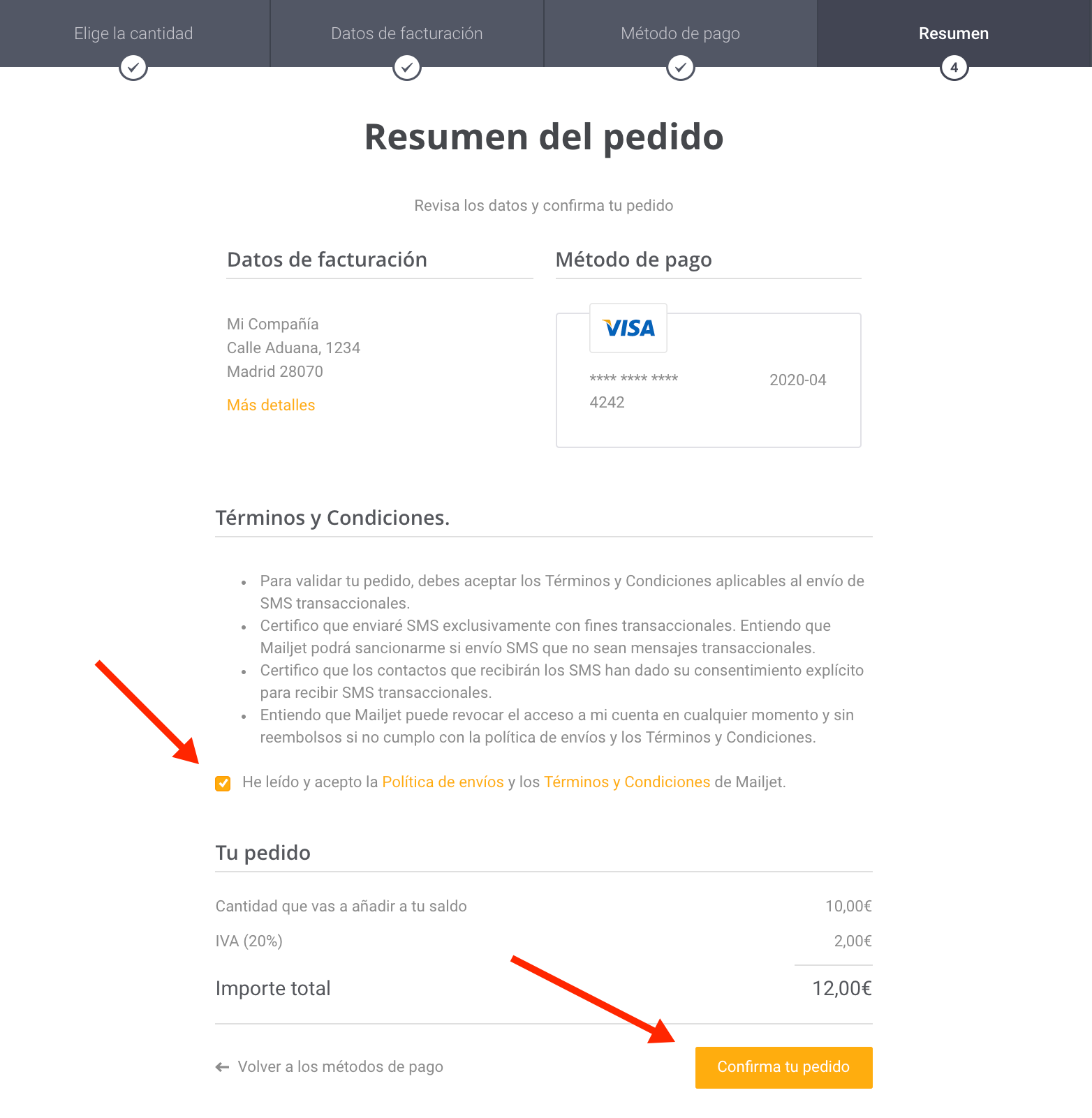 SMS Transaccionales