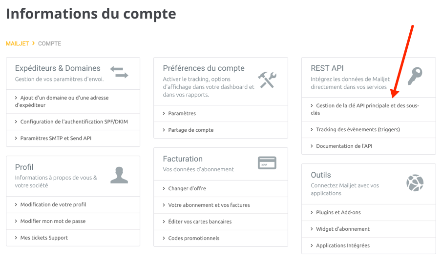 personnaliser les liens
