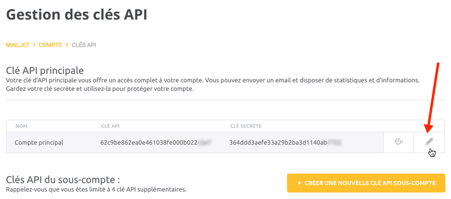 personnaliser les liens
