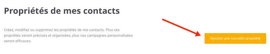 Gestion des propriétés