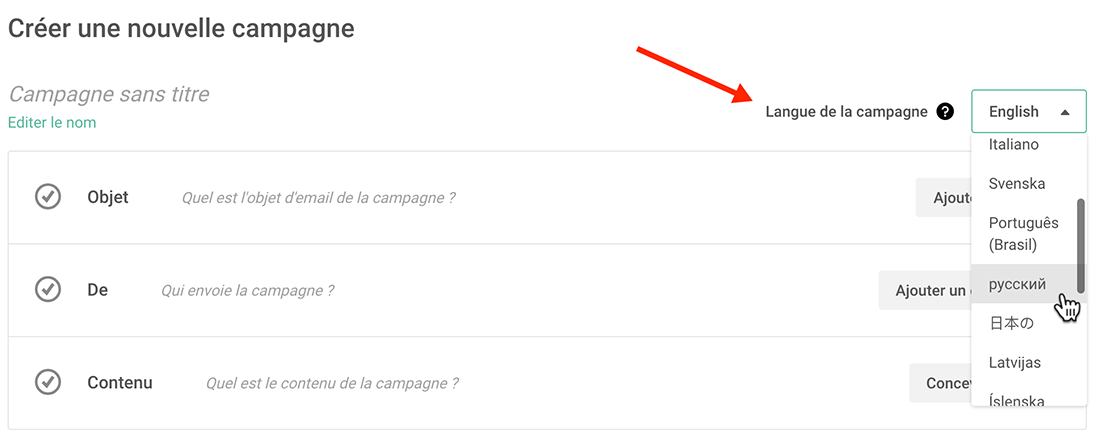 Langues supportées par Passport