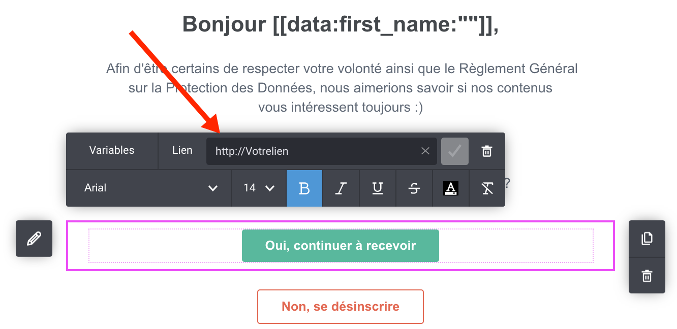 une campagne de réengagement