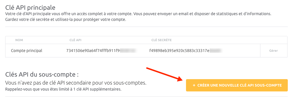 un sous-compte