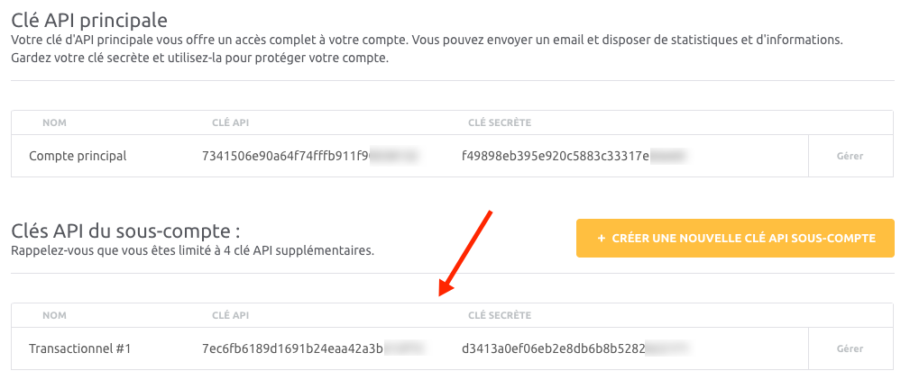 un sous-compte