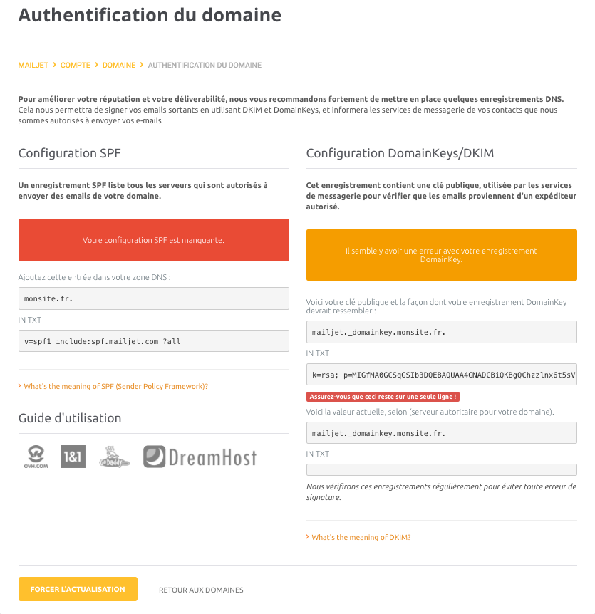 SPF & DKIM Authentication