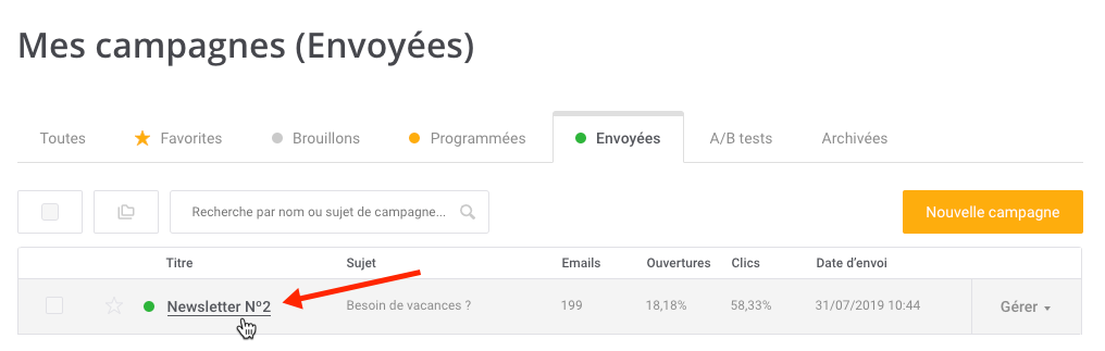 Campaigns Statistics