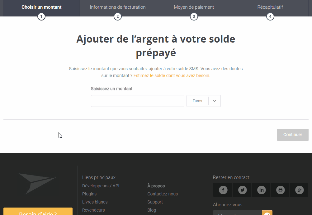 SMS transactionnels