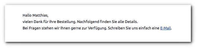 Ansprache