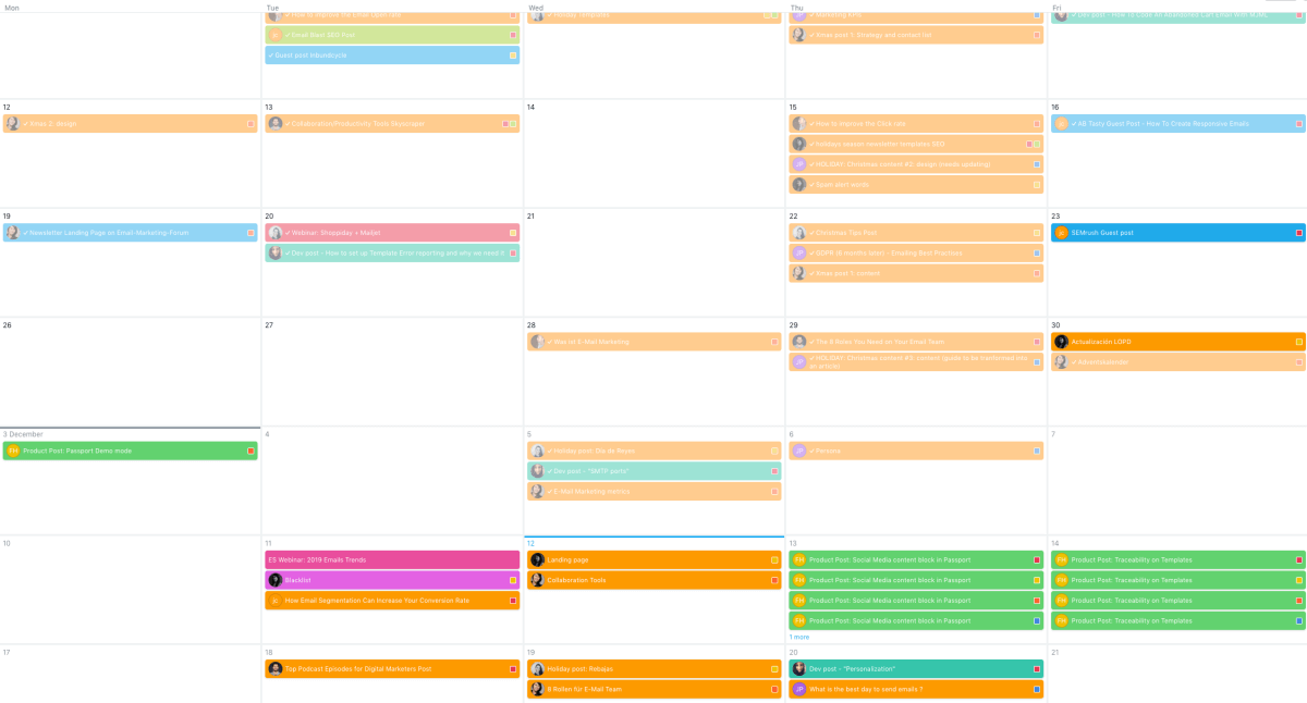 Asana-Redaktionskalender-Mailjet