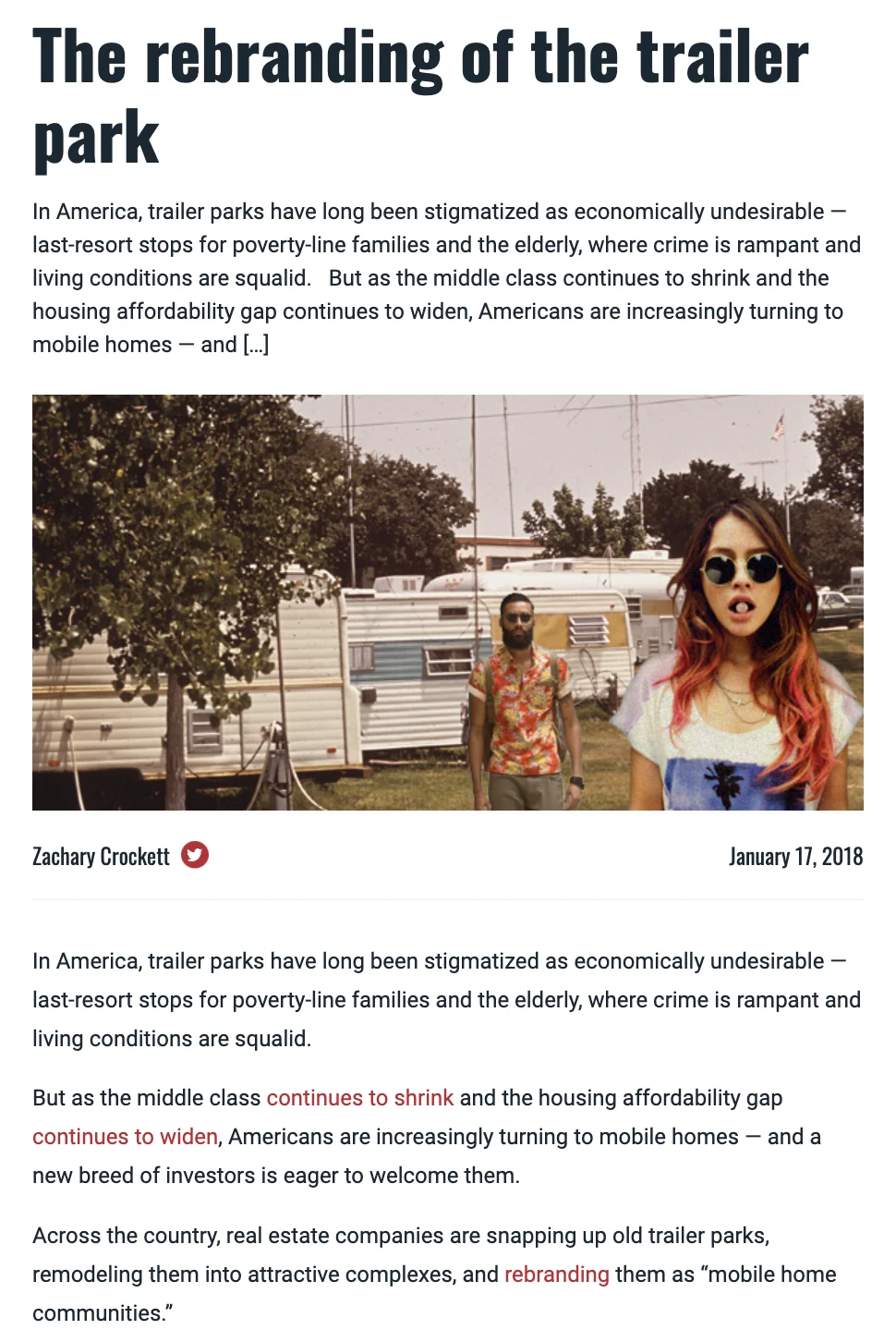 Screenshot of a newsletter from Hustle
