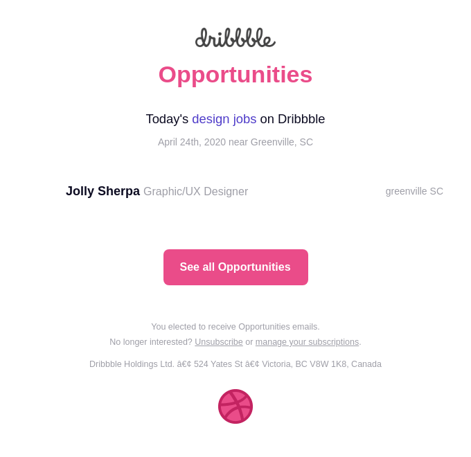 Dribble-Email-Marketing
