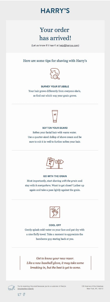 Harrys-eCommerce-Email