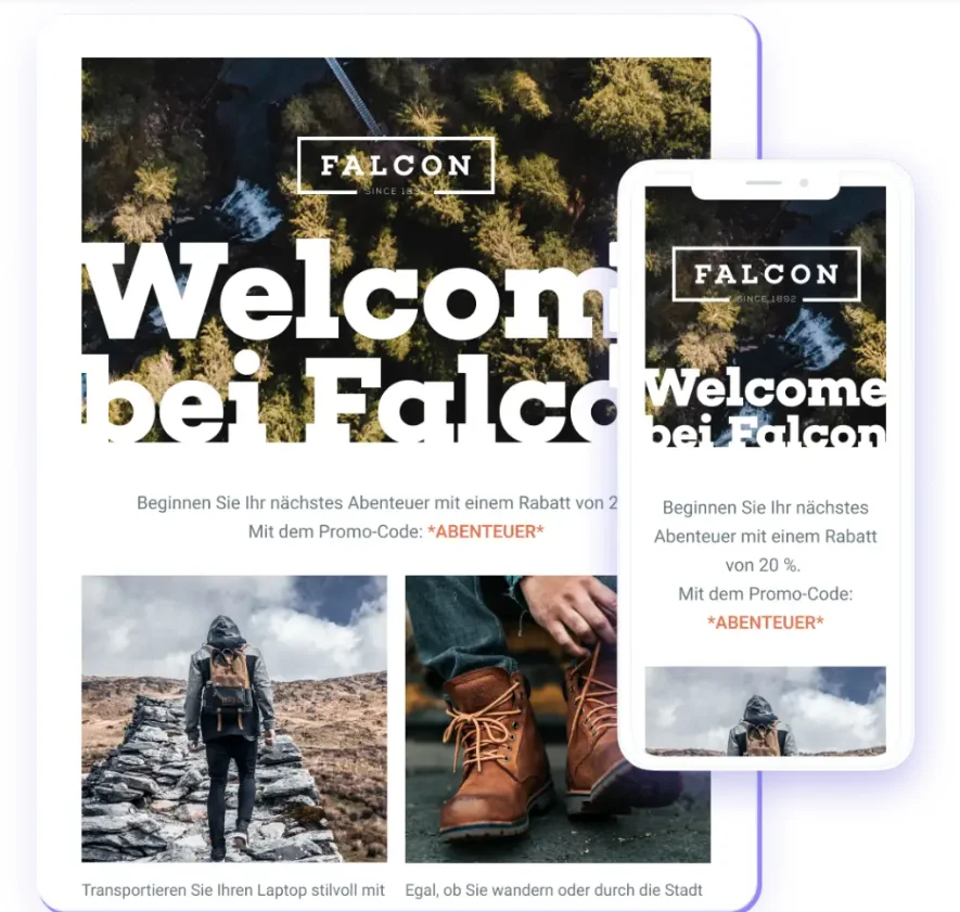 Bei Bildern in Newslettern gilt: Qualität ist wichtiger als Quantität.