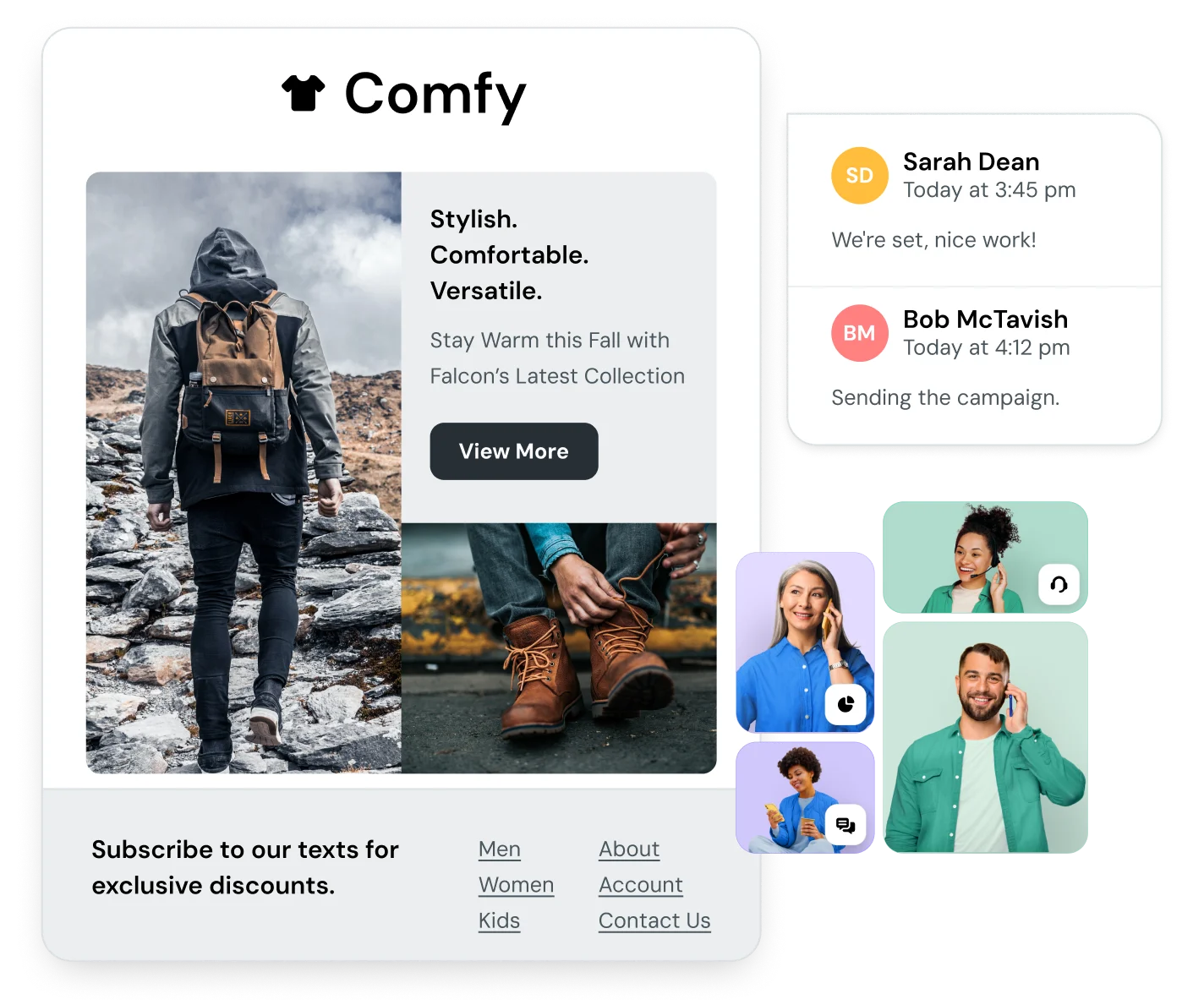 An email creation along with the collaboration feature to build better and send smarter.