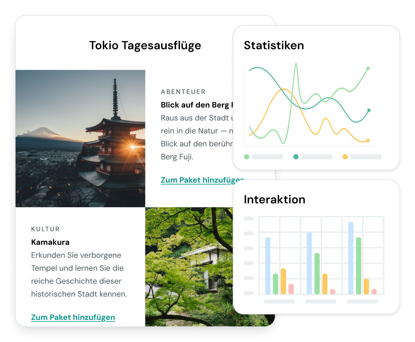 Statistiken von Mailjet zu Zustellbarkeit und Engagement.