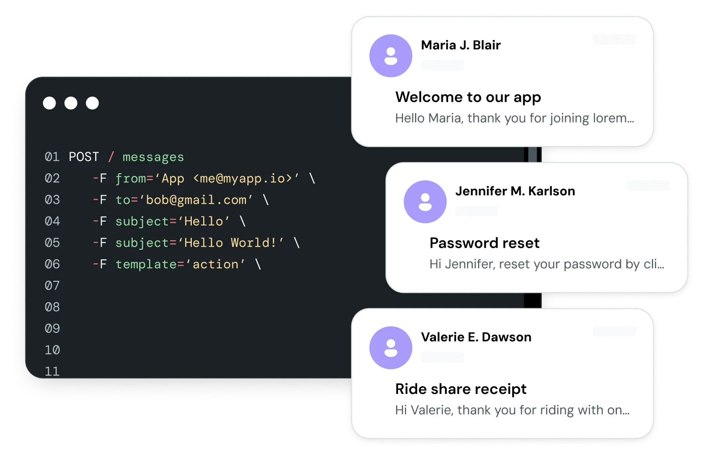 Parse API code.