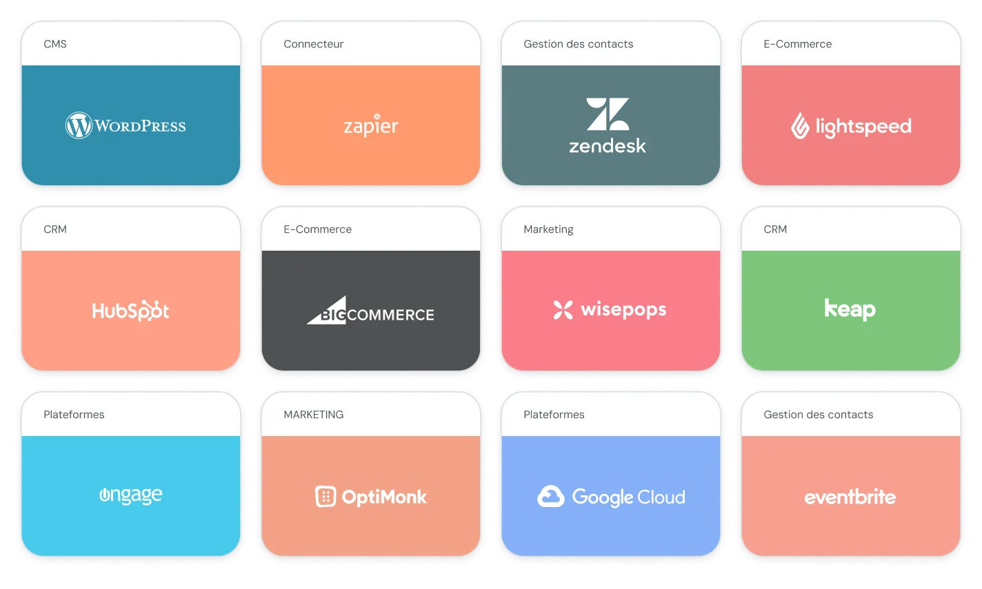 L’intégration des applications de Mailjet facilite la communication.