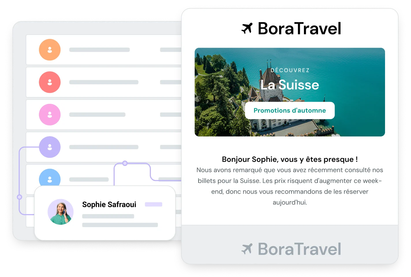 La fonctionnalité de personnalisation des emails de Mailjet augment l’engagement de votre audience.