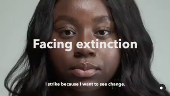 Patagonia climate strike campaign