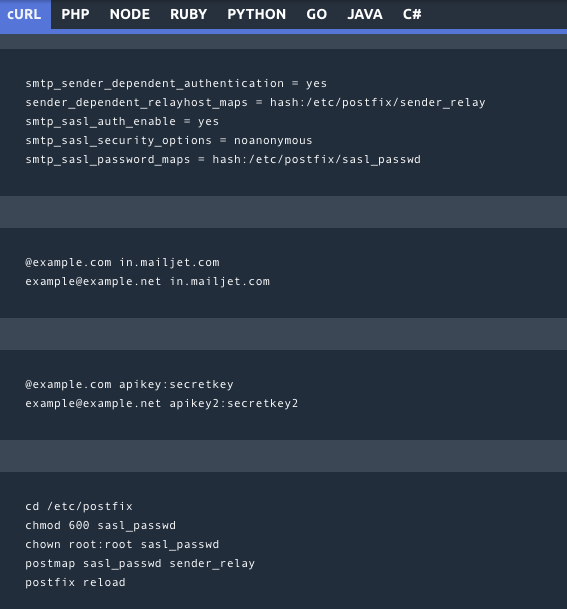 Illustration die zeigt, wie die Einrichtung und Implementierung des SMTP-Servers von Mailjet funktioniert.